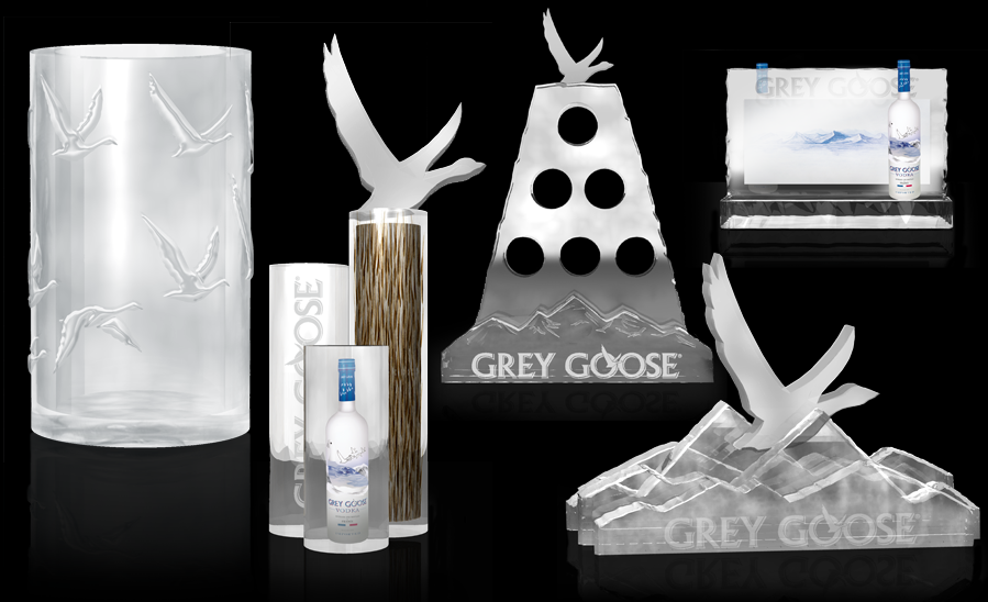 Grey Goose Ice Sculptures Concept