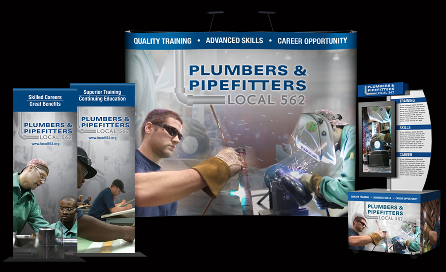 Pipefitters Trade Show Displays