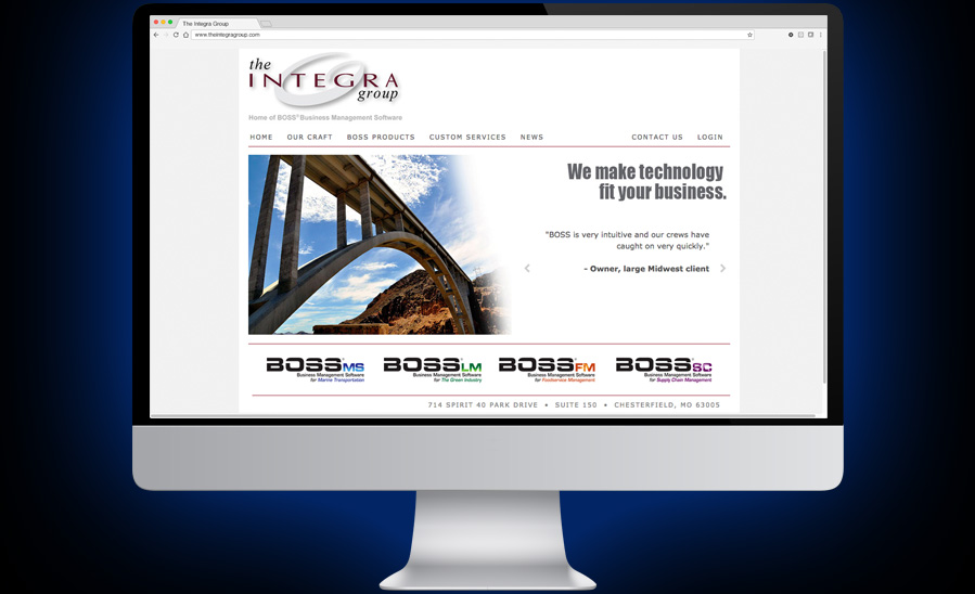 The Integra Group Website Development
